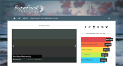 Desktop Screenshot of barefoottheology.com
