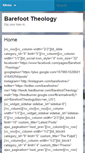 Mobile Screenshot of barefoottheology.com